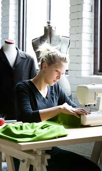 Woman Sewing